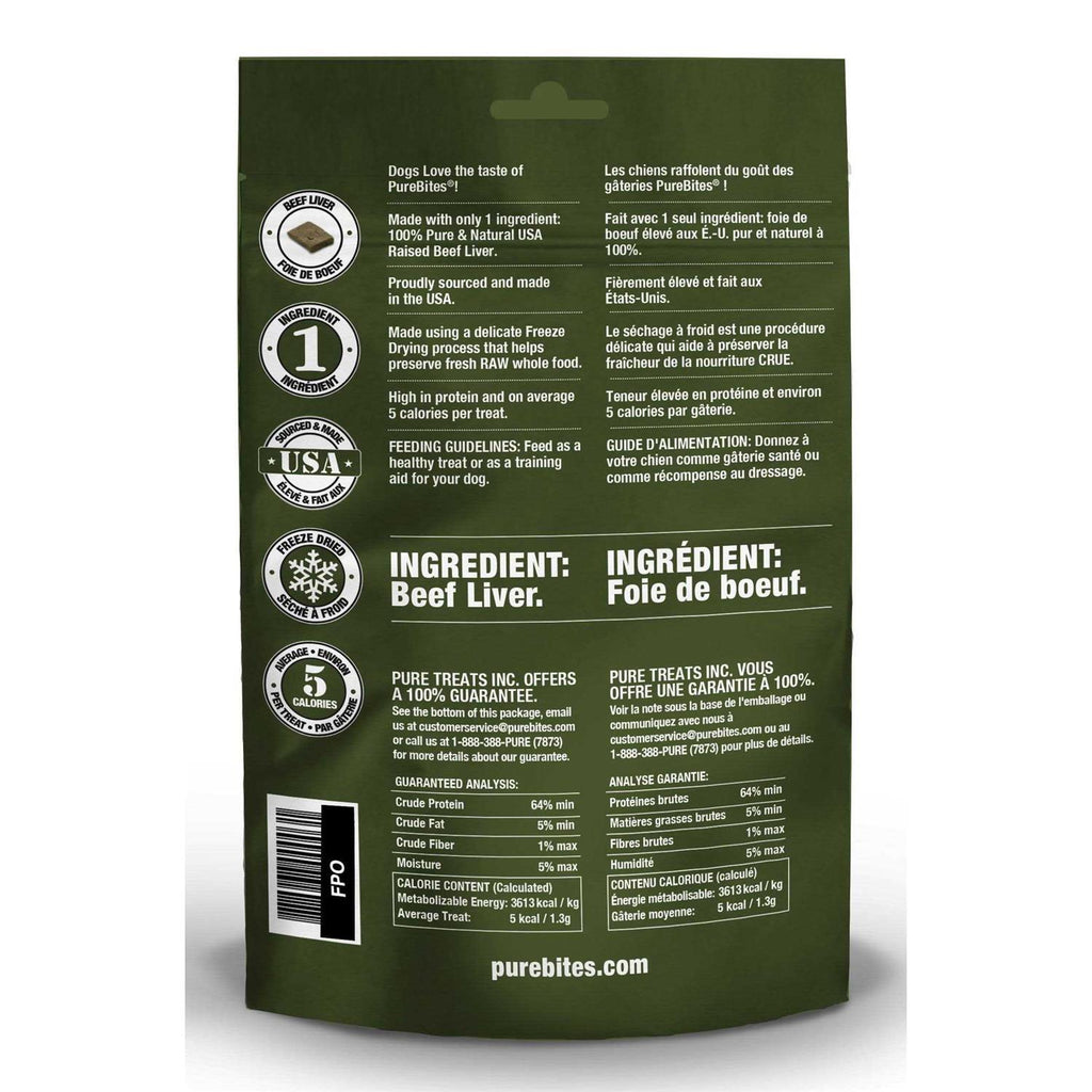 Beef Liver Freeze Dried Dog Treats k7m
