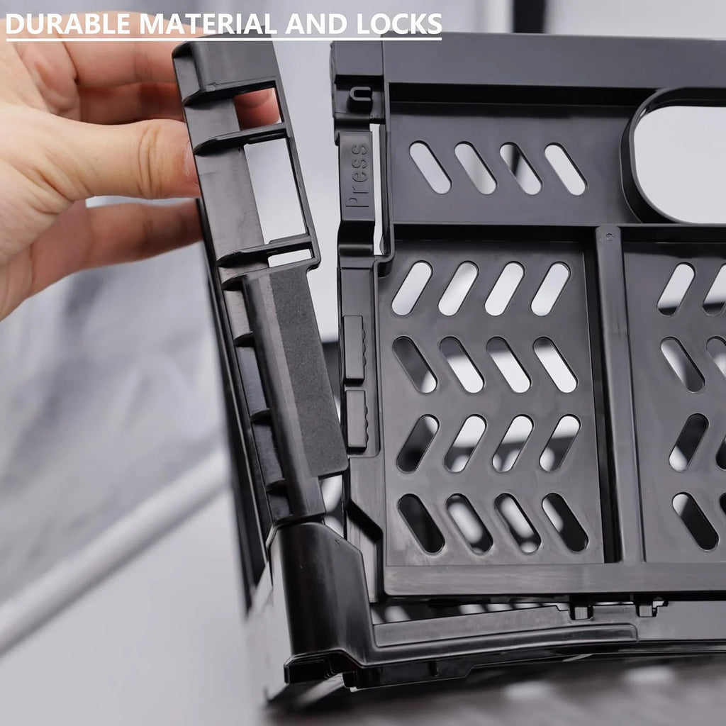 Foldable Storage Crates 20L Plastic Bins a7