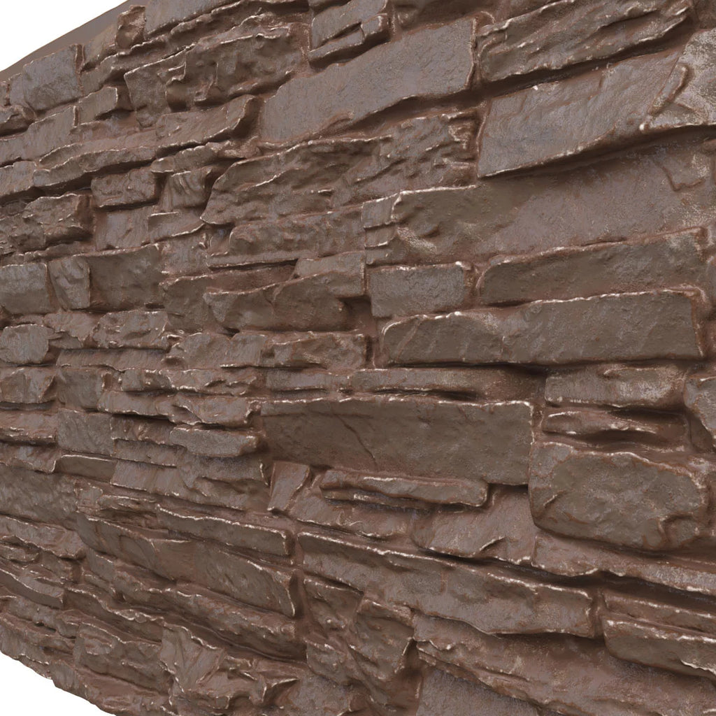 StoneWall Faux Stone Siding Panel 45 3/4in x 24 1/2in x 1 1/4in k7