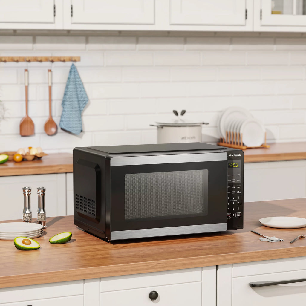 Stainless Steel Countertop Microwave Oven, 0.9 Cu Ft k7