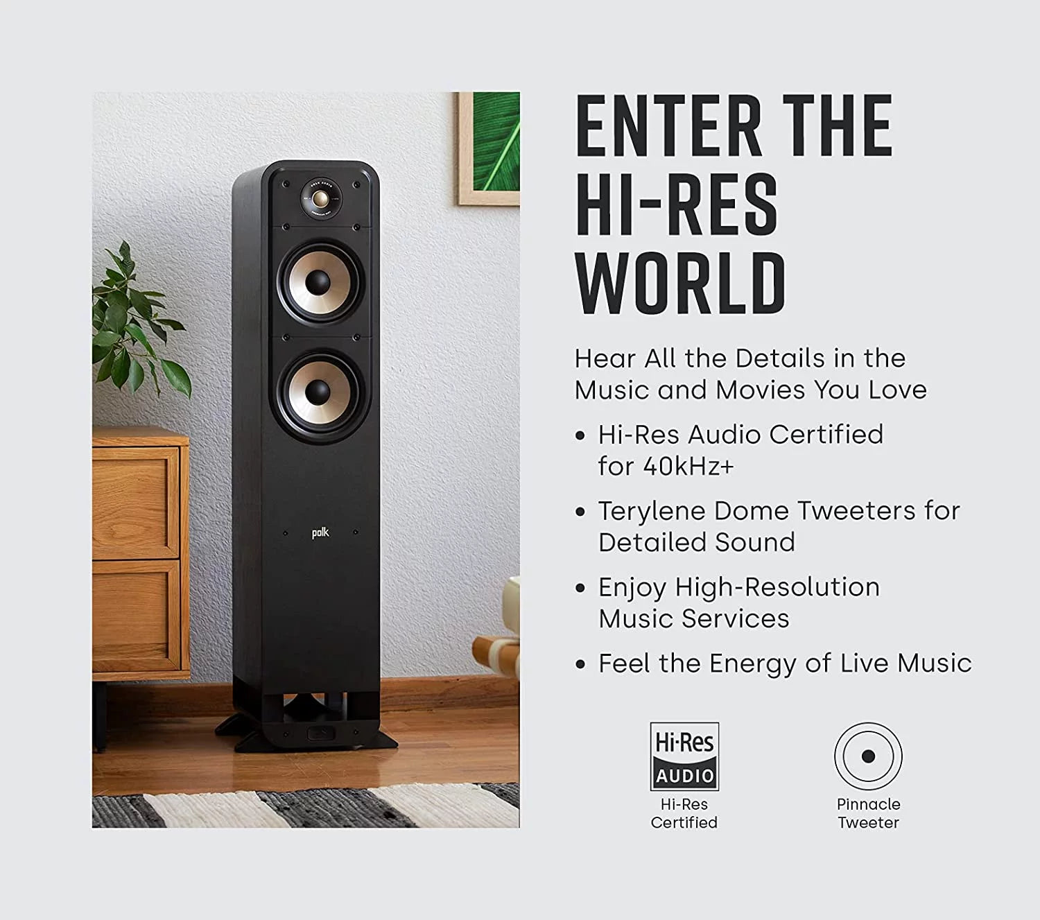 Tower Speaker Black a7