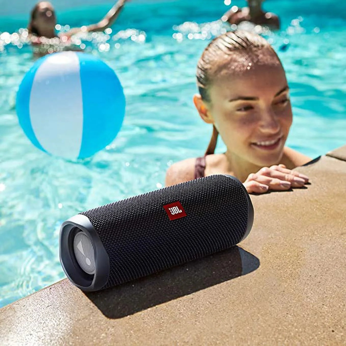 JBL Flip 5 Portable Waterproof Wireless Bluetooth Speaker - Black k7