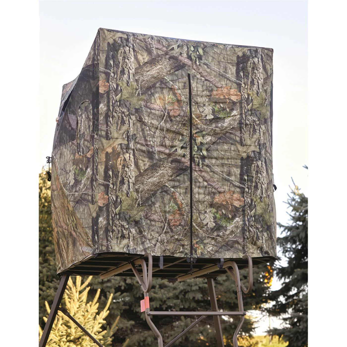 Tripod Hunting Tower Blind 2-Person Elevated Stand a7k