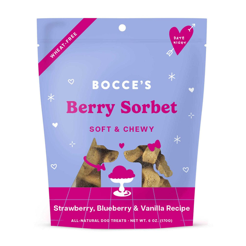Bocce's Bakery Berry Sorbet Soft &amp; Chewy Dog Treats - Pet Supplies online store