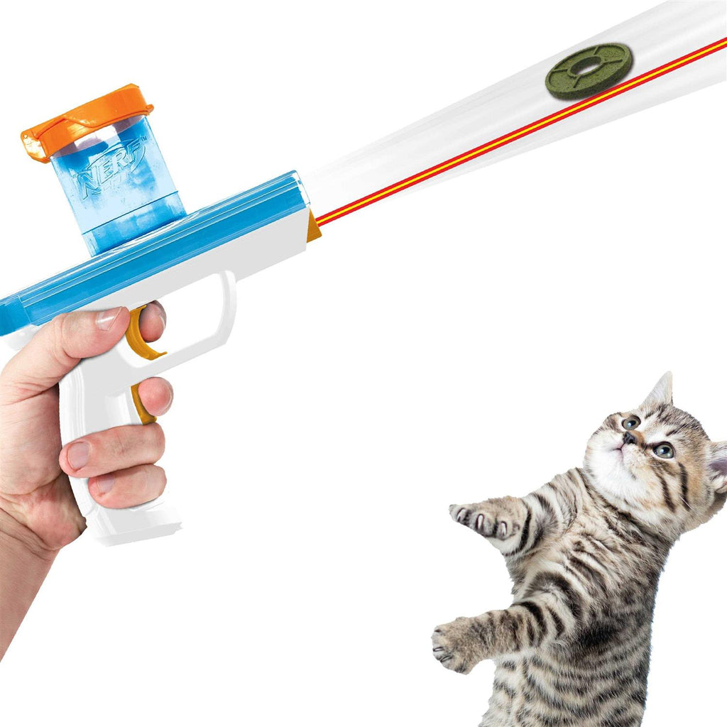 Catnip Disc Blaster Cat Toy k7m