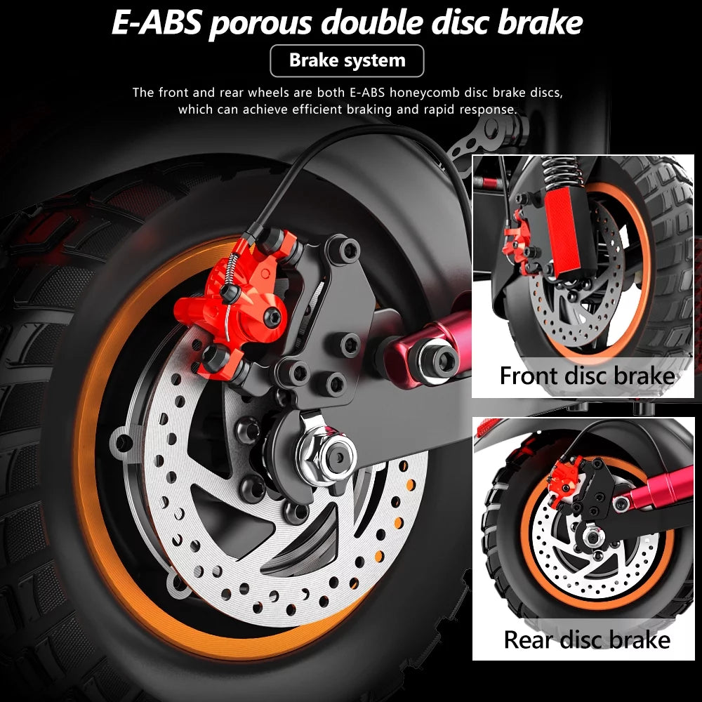 Electric Scooter 700W 10" Tires Folding Commuter a7