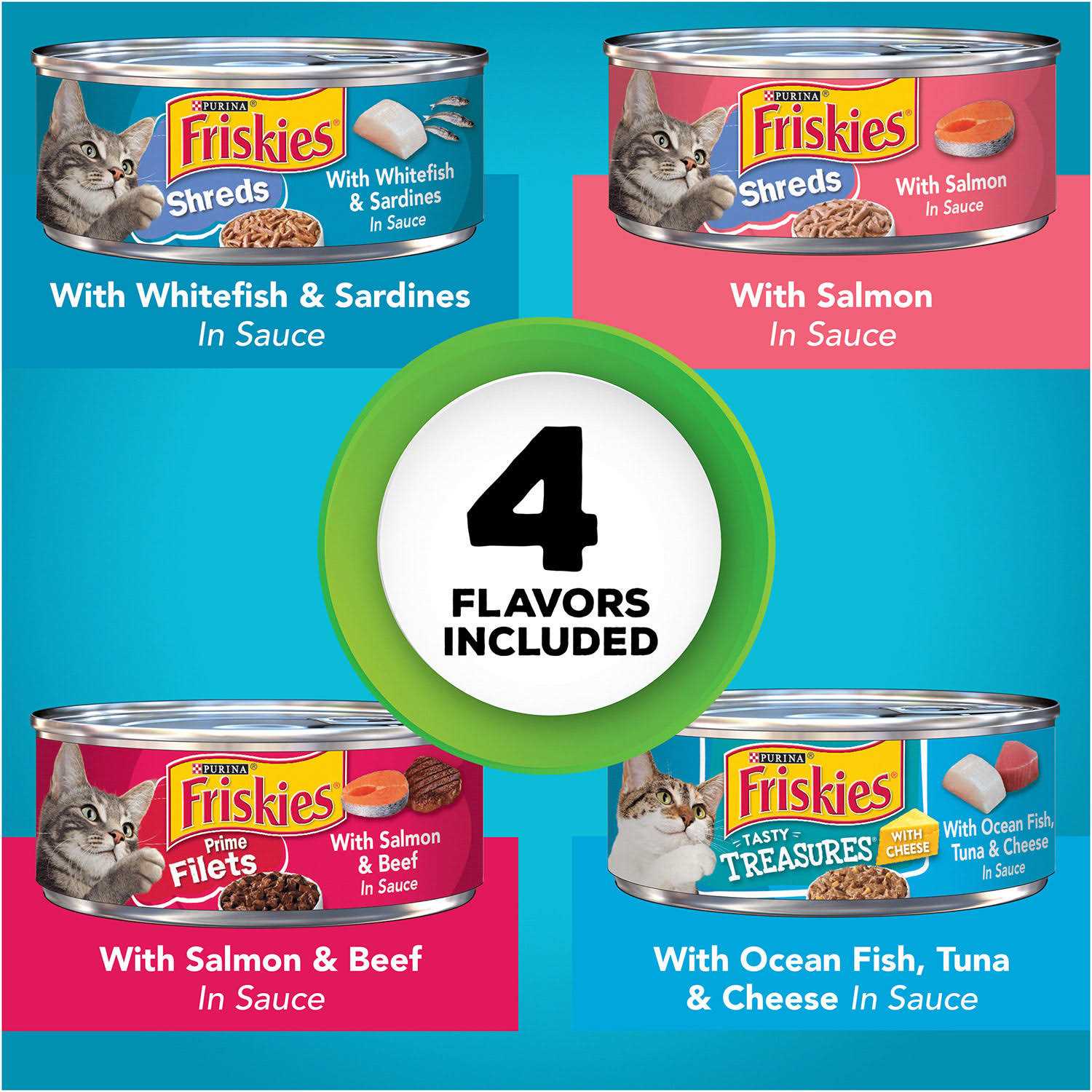 Wet Cat Food Variety Pack 7k