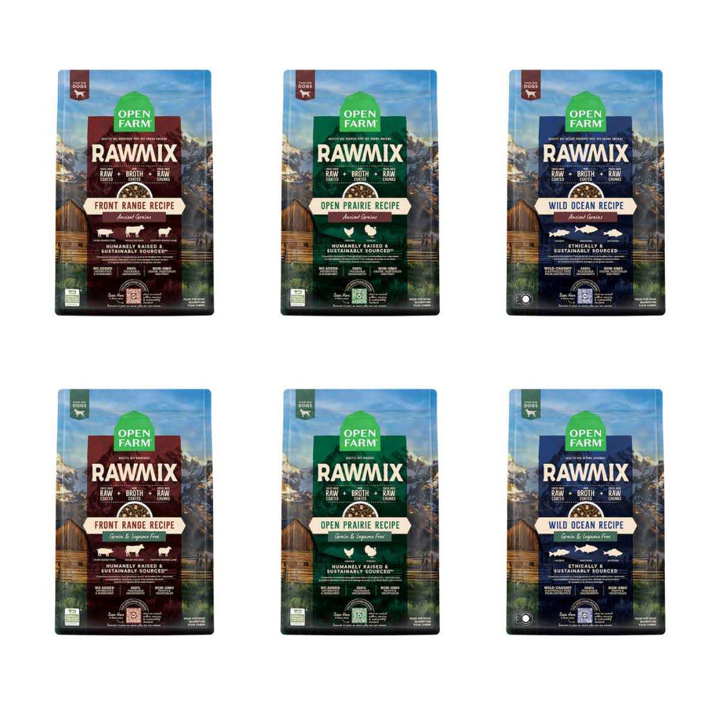 Open Farm Wild Ocean Ancient Grains RawMix Dog Food k7