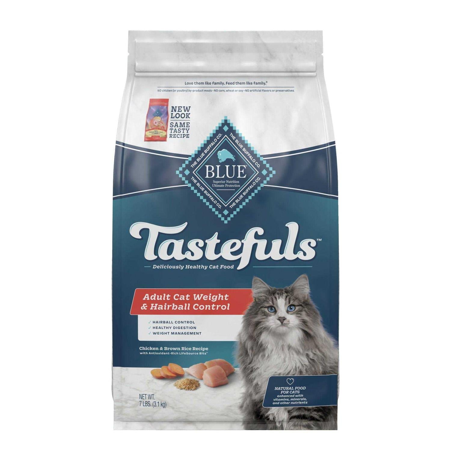 Blue Indoor Hairball &amp; Weight Control Adult Cat Dry Food - Pet Supplies online store