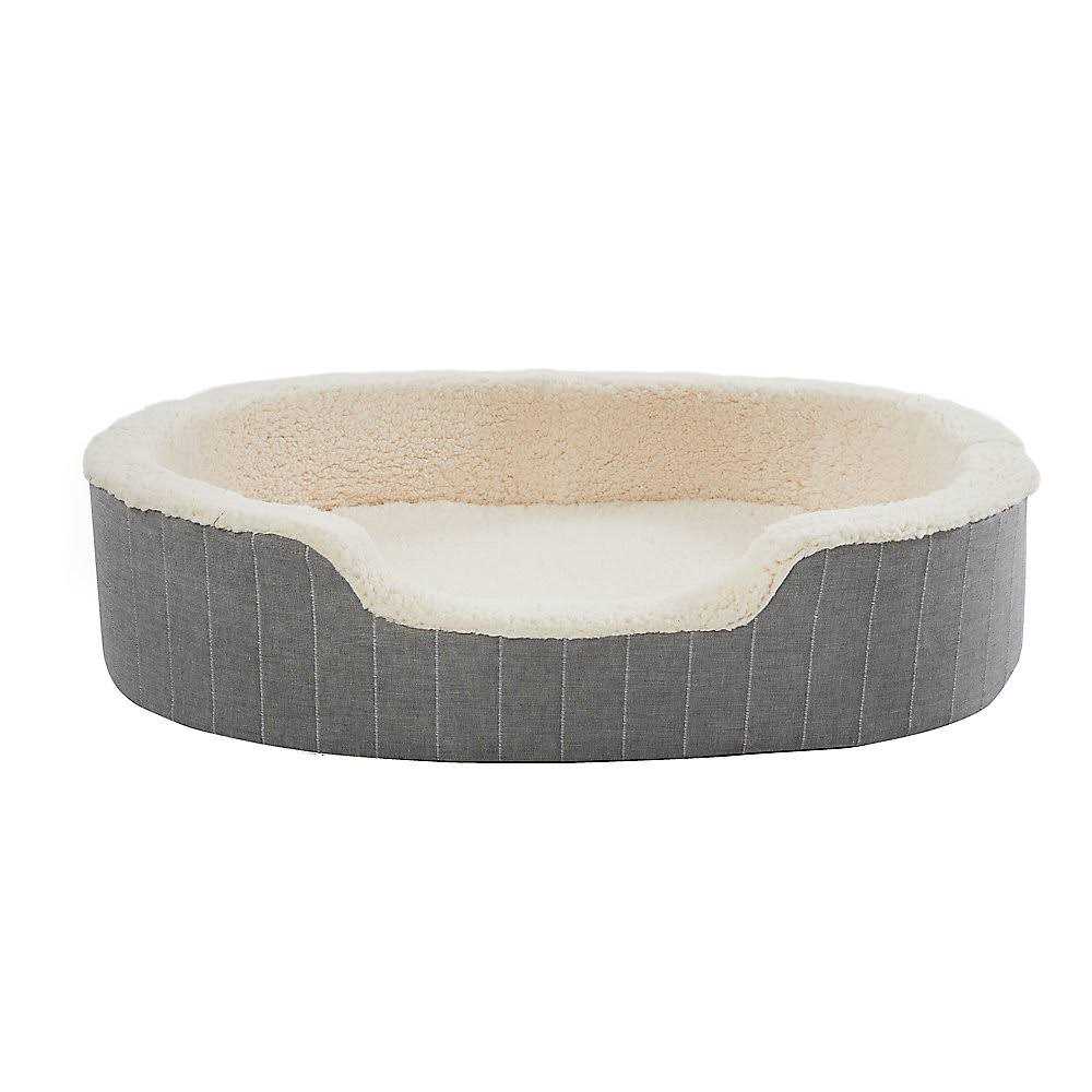 Orthopedic Striped Dog Bed k7m