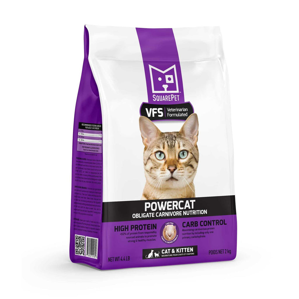 SquarePet VFS Powercat Turkey &amp; Chicken Dry Cat Food - Pet Supplies online store