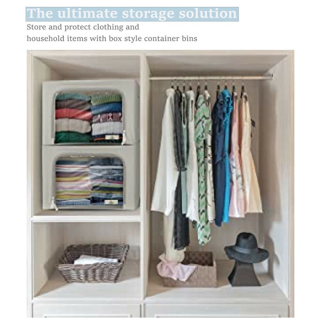 Clothes & Blanket Storage Bags, Underbed Organizer 2-Pack q7m