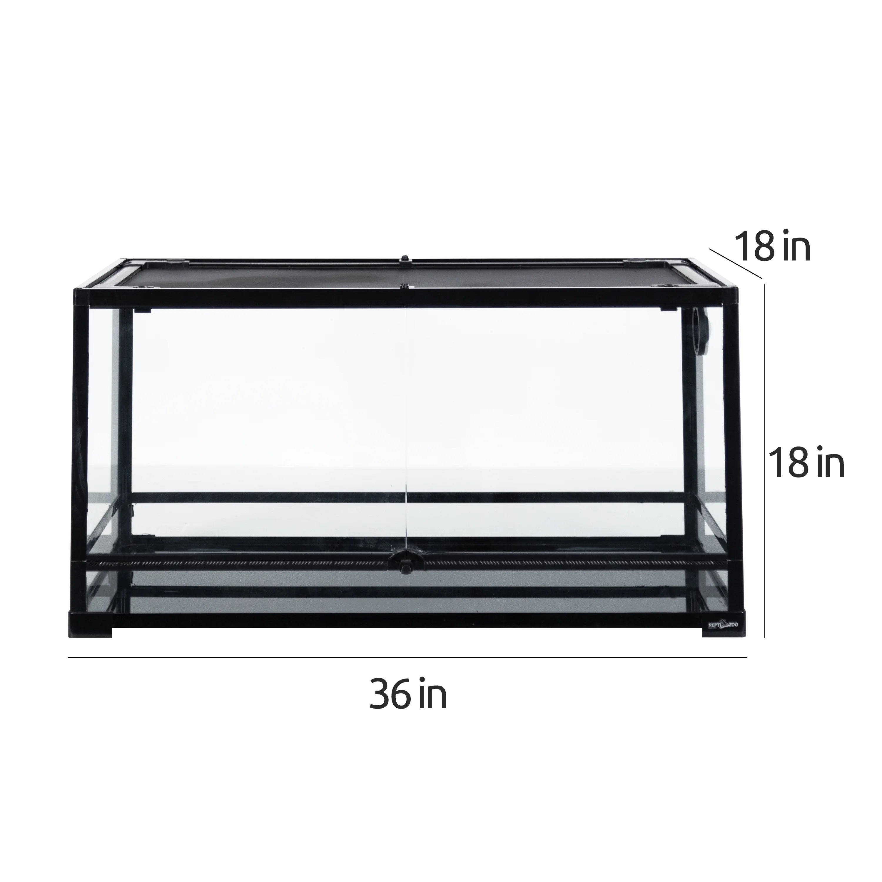 Glass Reptile Terrarium 50 Gallon Front Opening Habitat Tank a7