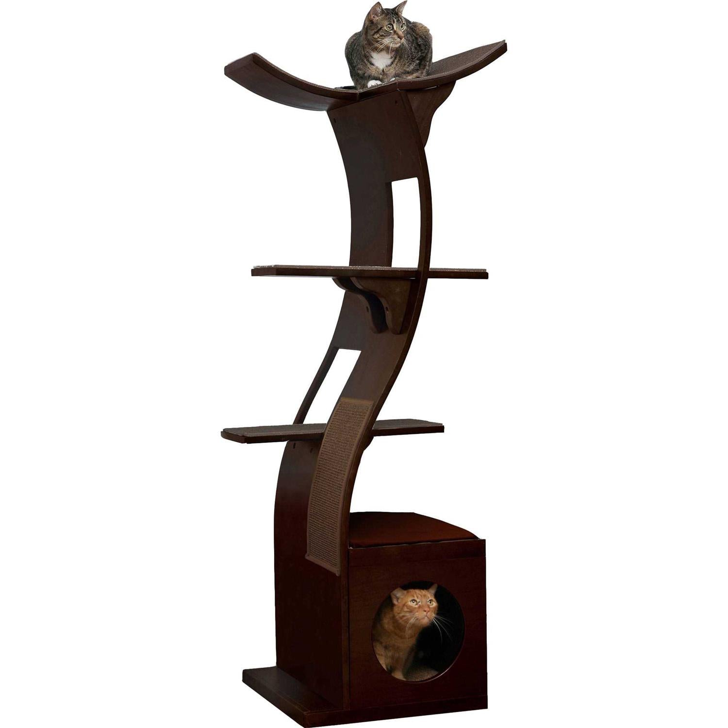 The Refined Feline Lotus Tower Cat Tree - Pet Supplies online store