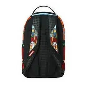 Backpack with Bugs Bunny Mansion Print k7