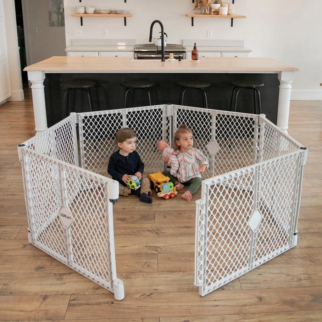 Baby Play Yard Gray Plastic a7