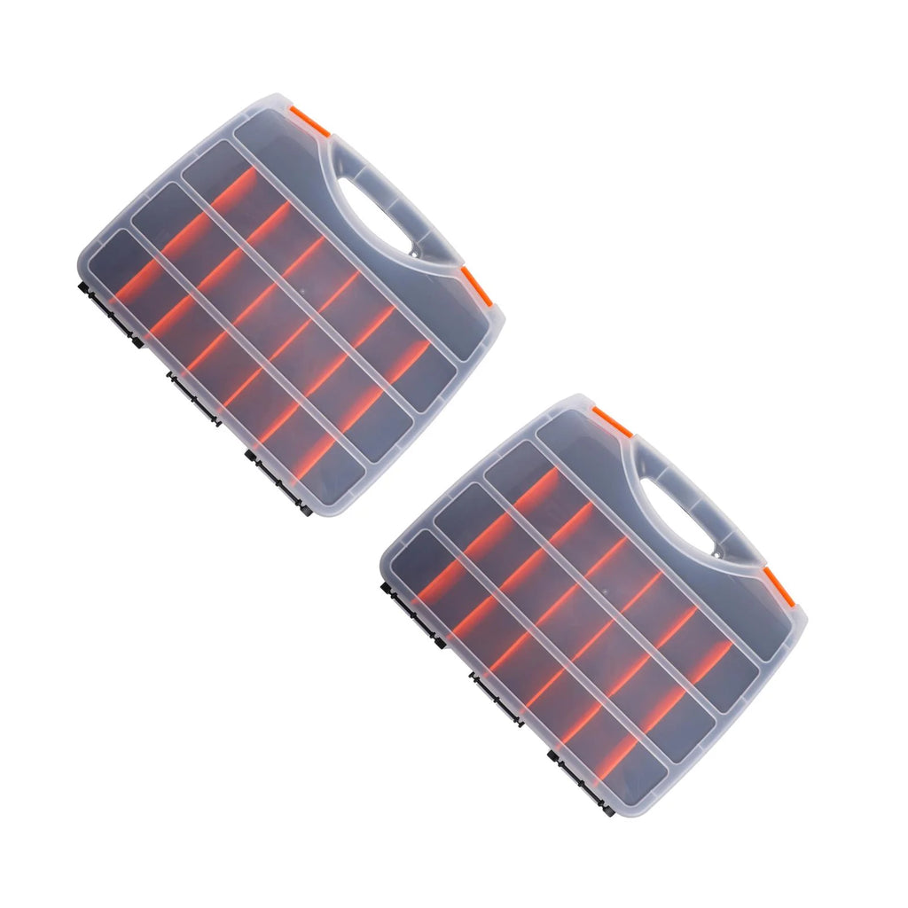 Screw Tool Organizer with Removable Dividers, Impact Resistant Storage Bins k7x