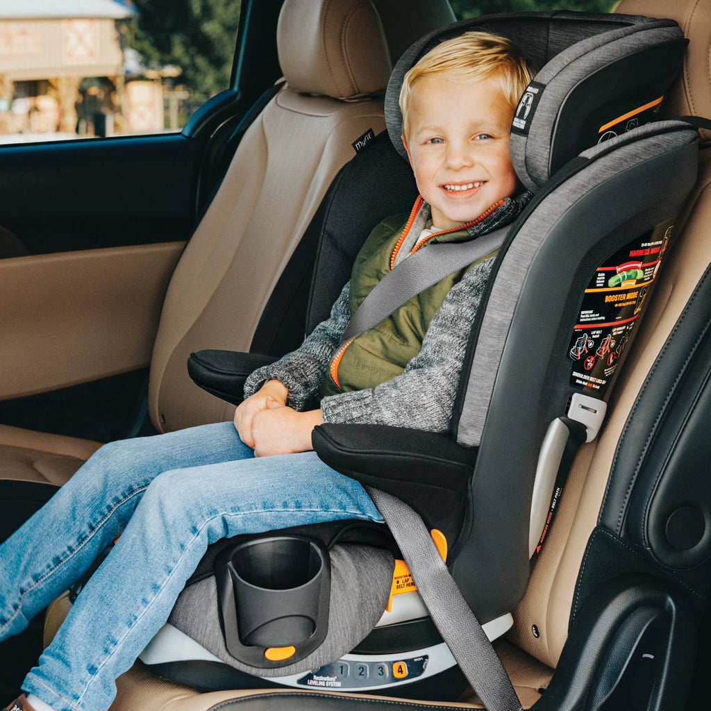 Car Seat Harness Booster Black a7