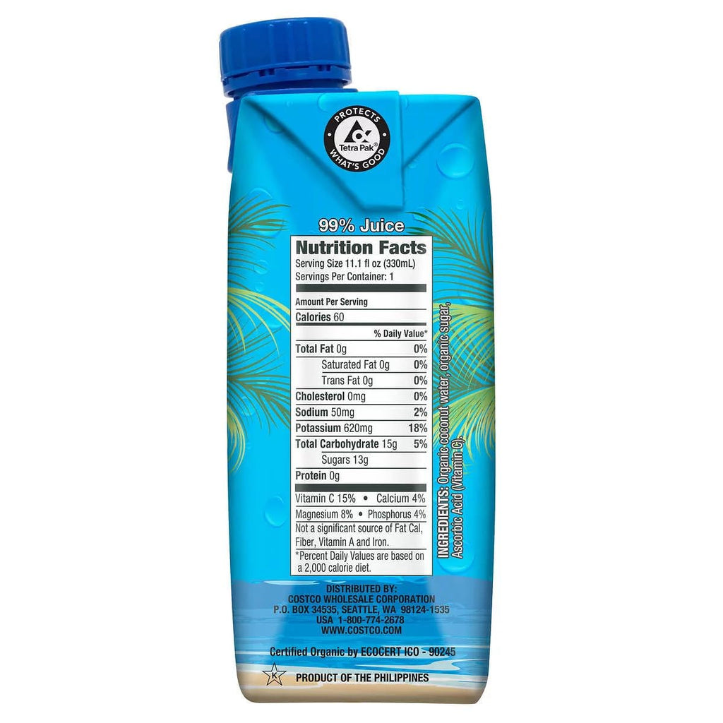 Organic Coconut Water 11.1 fl oz 12 Pack a7