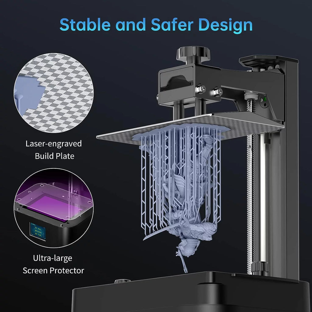 3D Printer with 5KG UV Resin a7