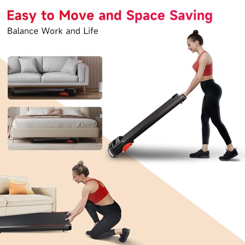 Walking Pad Treadmill with Incline Under Desk Portable 3k