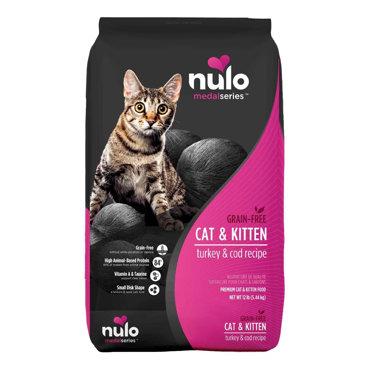 Grain-Free Turkey & Cod Dry Cat Food Kitten7x