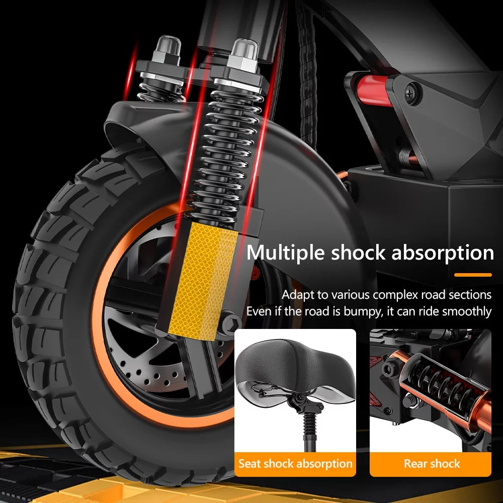 Electric Scooter 700W 10" Tires Folding Commuter a7