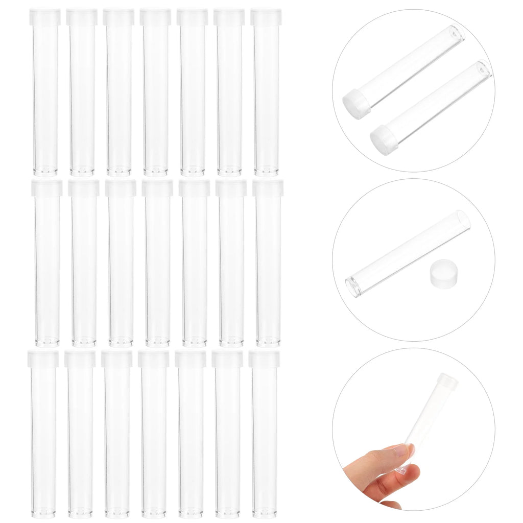 Clear Storage Bins Plastic Transparent Tube a7
