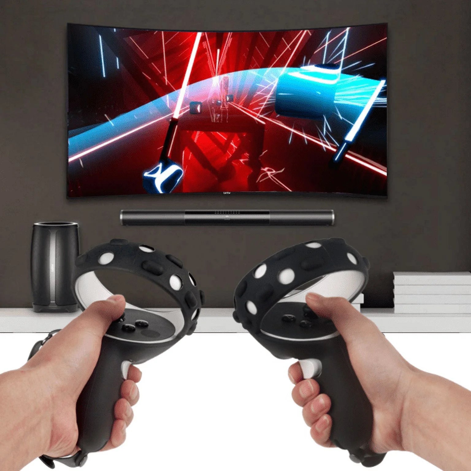 VR Headset 256GB with Controller Grips a7