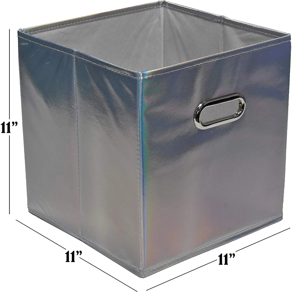 Foldable Laundry Storage Bins 6-Pack Collapsible Cube Organizers a7