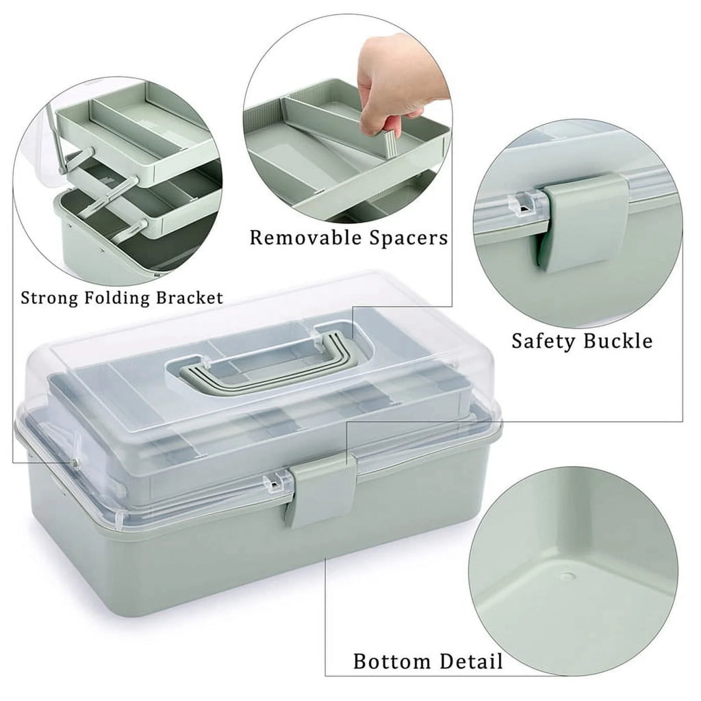 Plastic Dividing Storage Box with Adjustable Spacers k7q