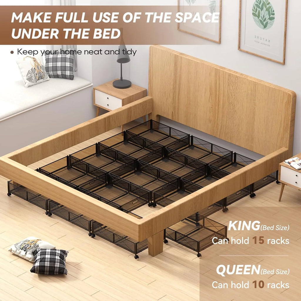 Under Bed Storage Containers with Wheels and Drawer a7