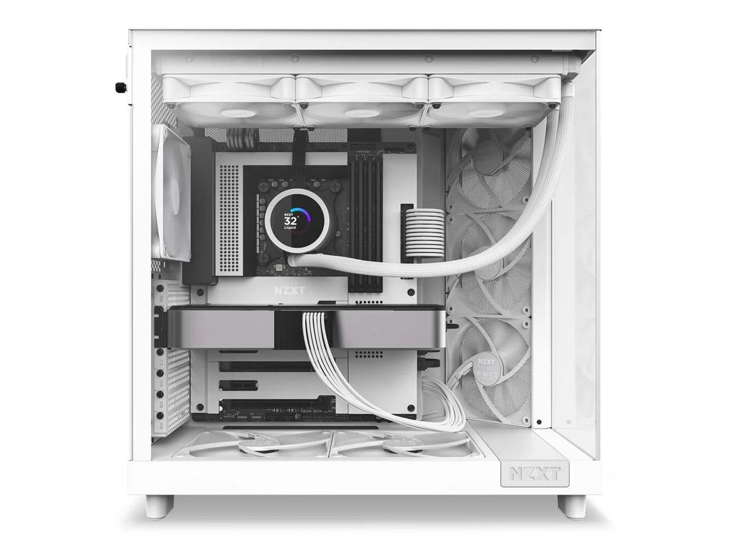 PC Case Dual-Chamber Mid-Tower White a7