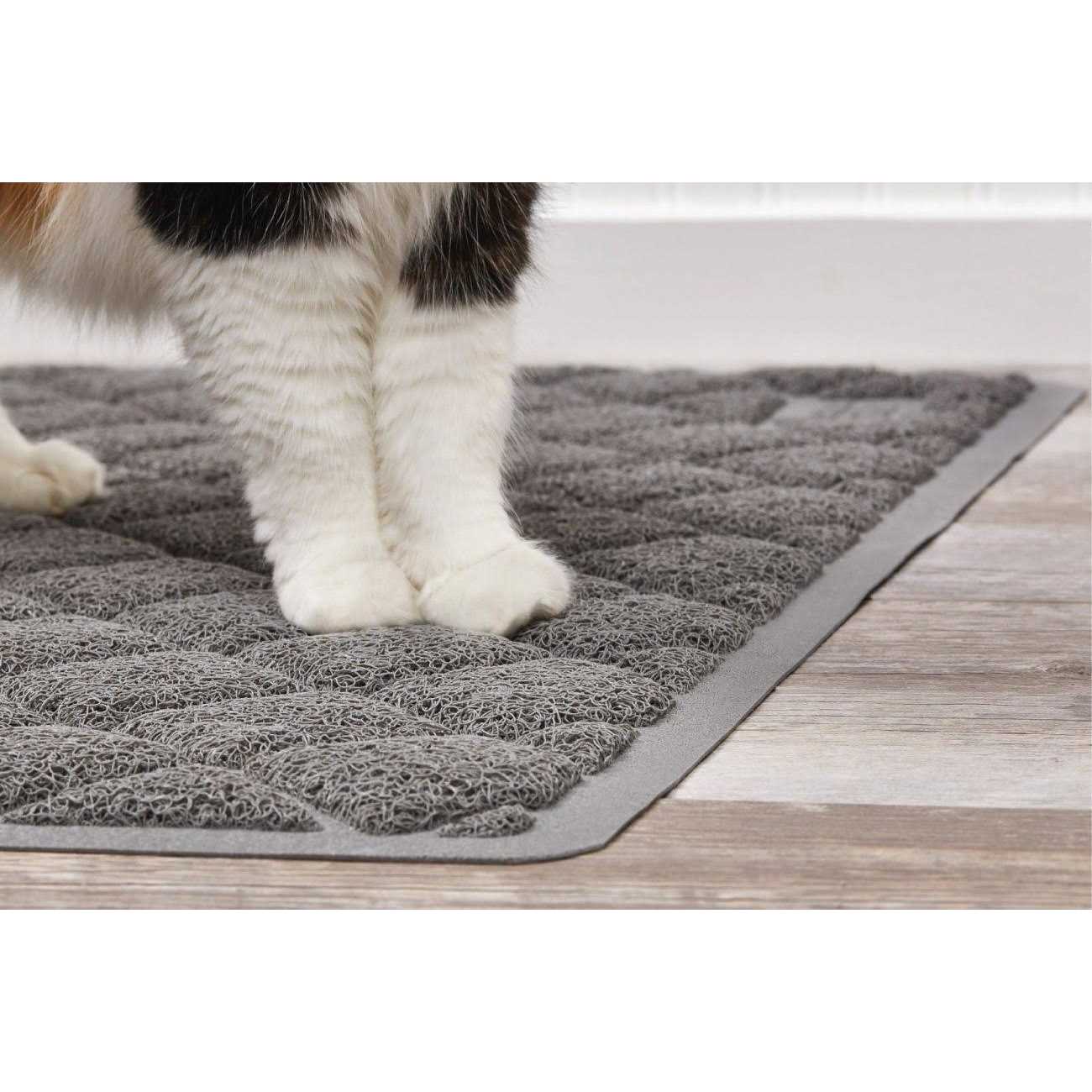 Waterproof Cat Litter Box Trapping Mat k7x