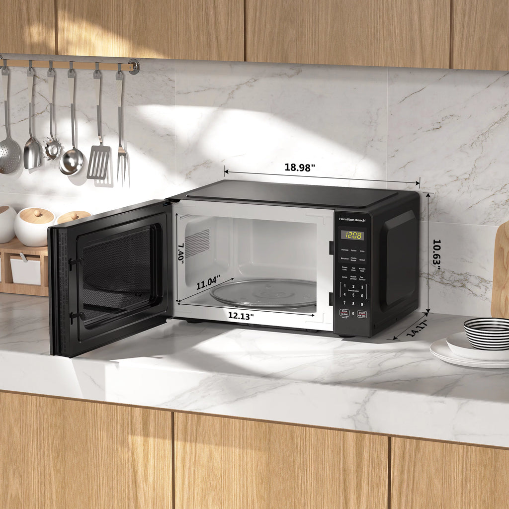 Stainless Steel Countertop Microwave Oven, 0.9 Cu Ft k7
