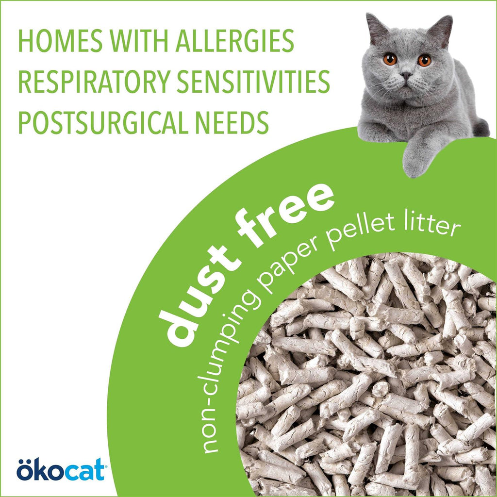 Paper Pellet Cat Litter Non-Clumping Dust Free q7