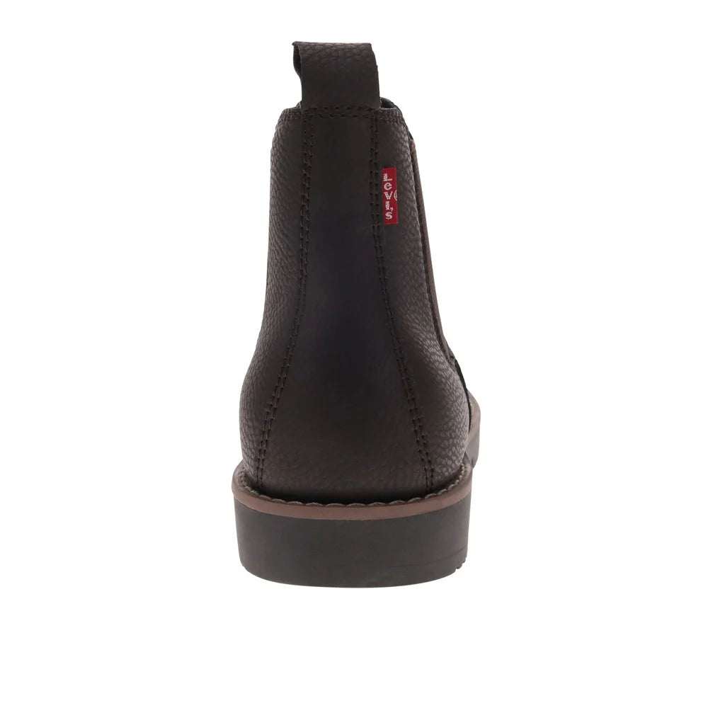 Mens Chelsea Logger Vegan Leather Pull-On Boot k7