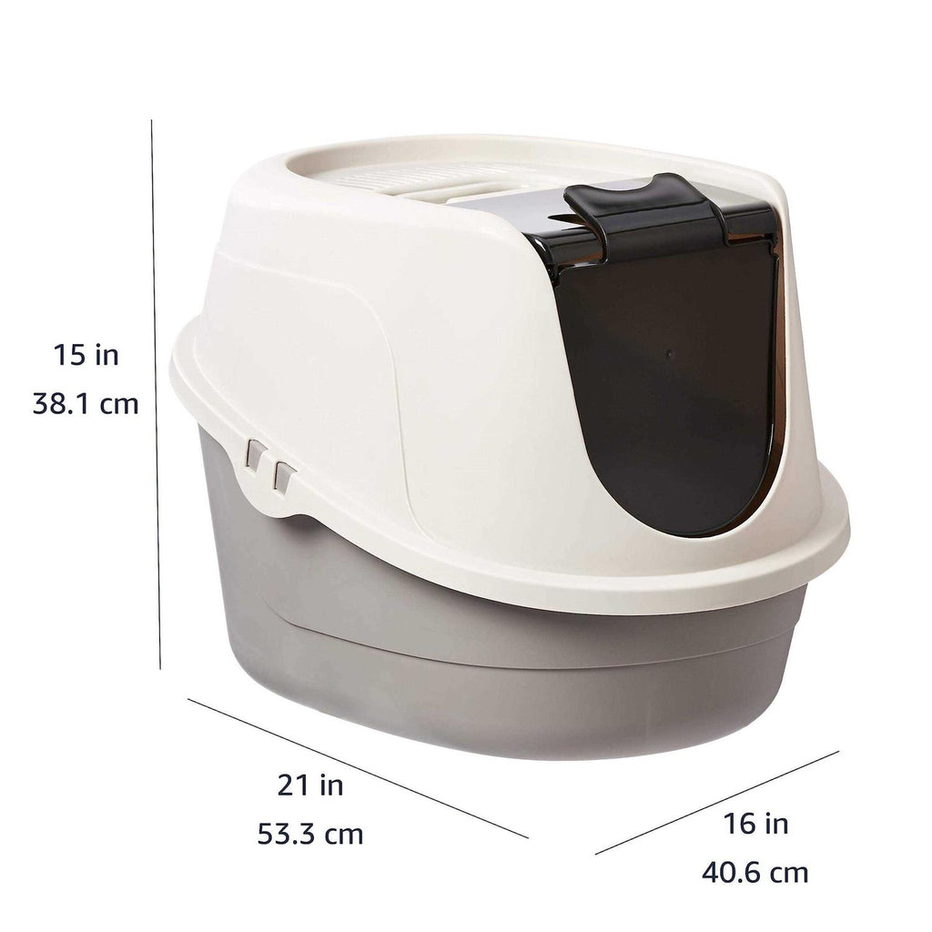 Cat Litter Box with Hooded Lid a7
