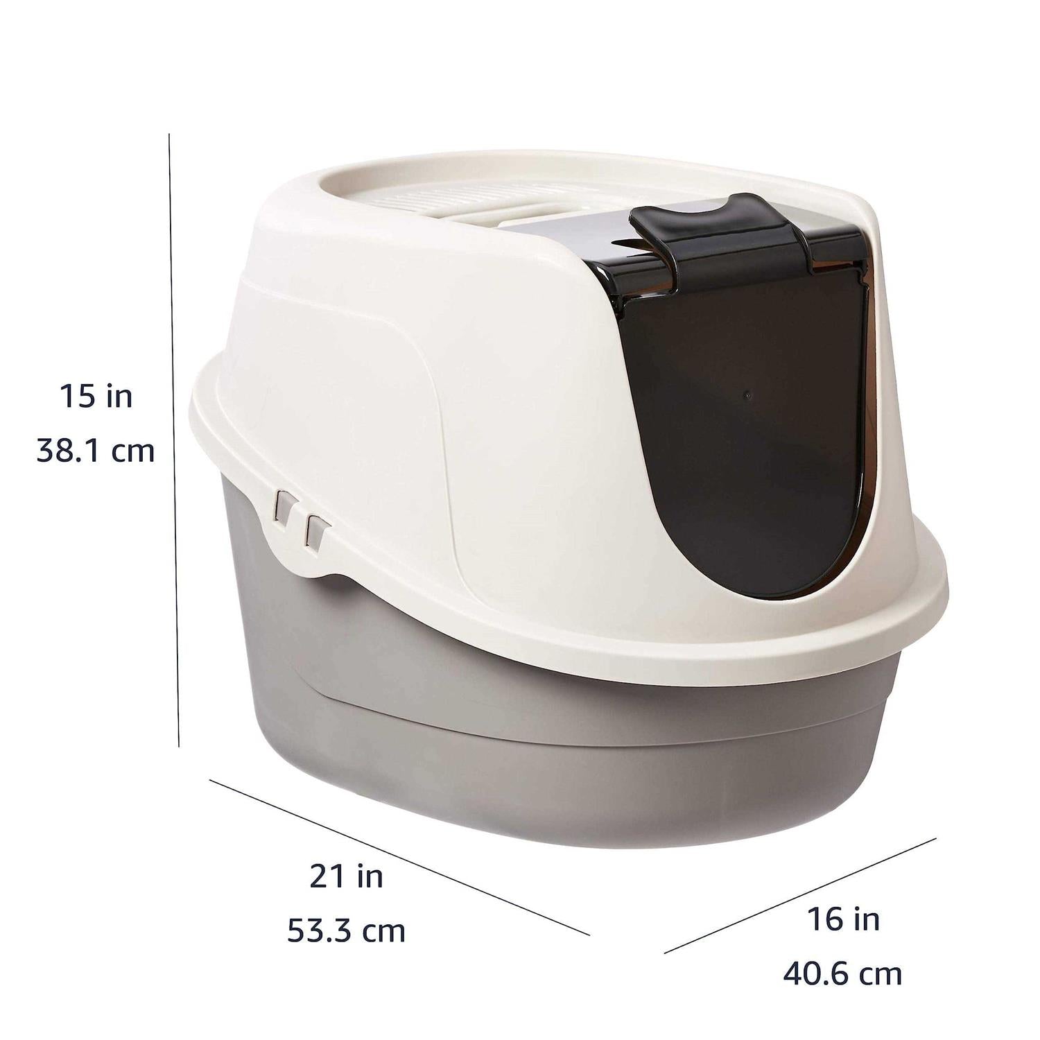 Cat Litter Box with Hooded Lid a7