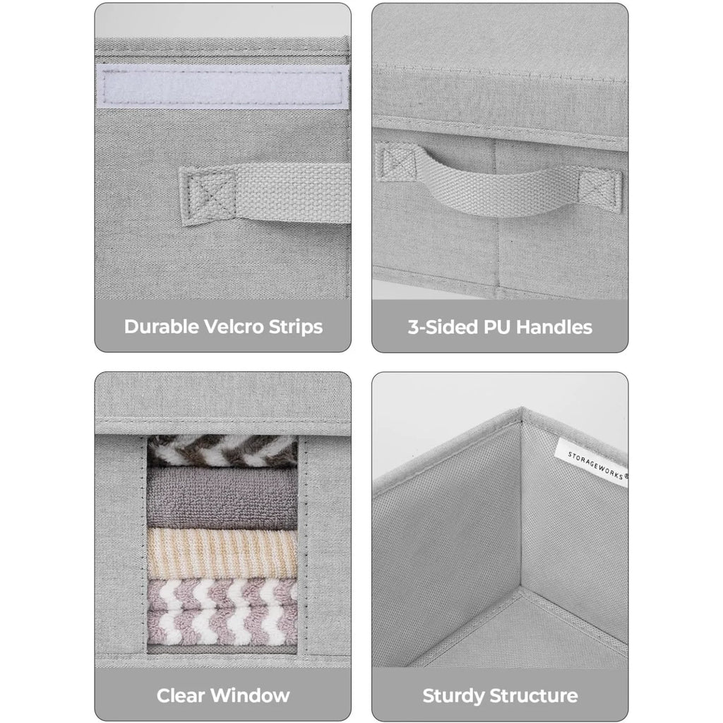 Under Bed Storage Bins with Lids and Handles q7k
