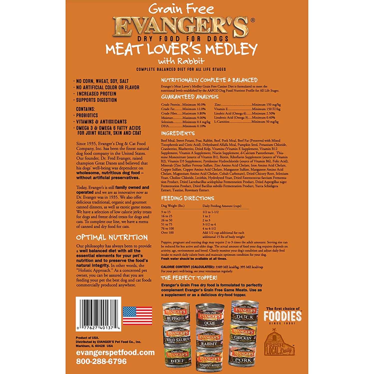 Grain-Free Dry Dog Food with Rabbit a7