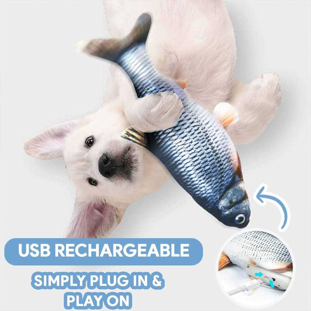 Interactive Moving Fish Toy for Dogs Cats k9