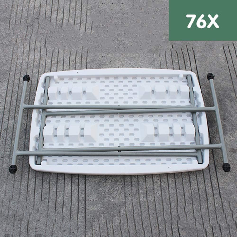 Lightweight Folding Camping Table White 2x3ft a7