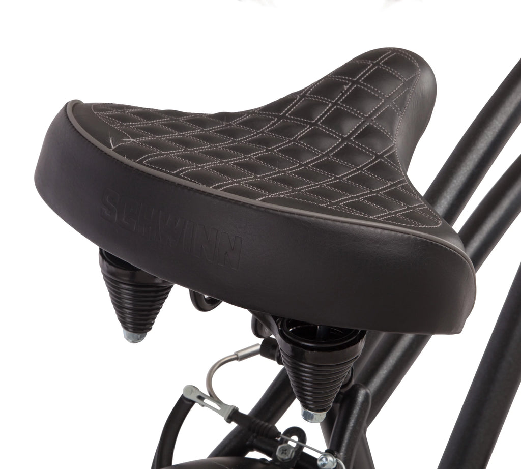 Cruiser bike 29-inch wheels 7-speed men's frame black a7