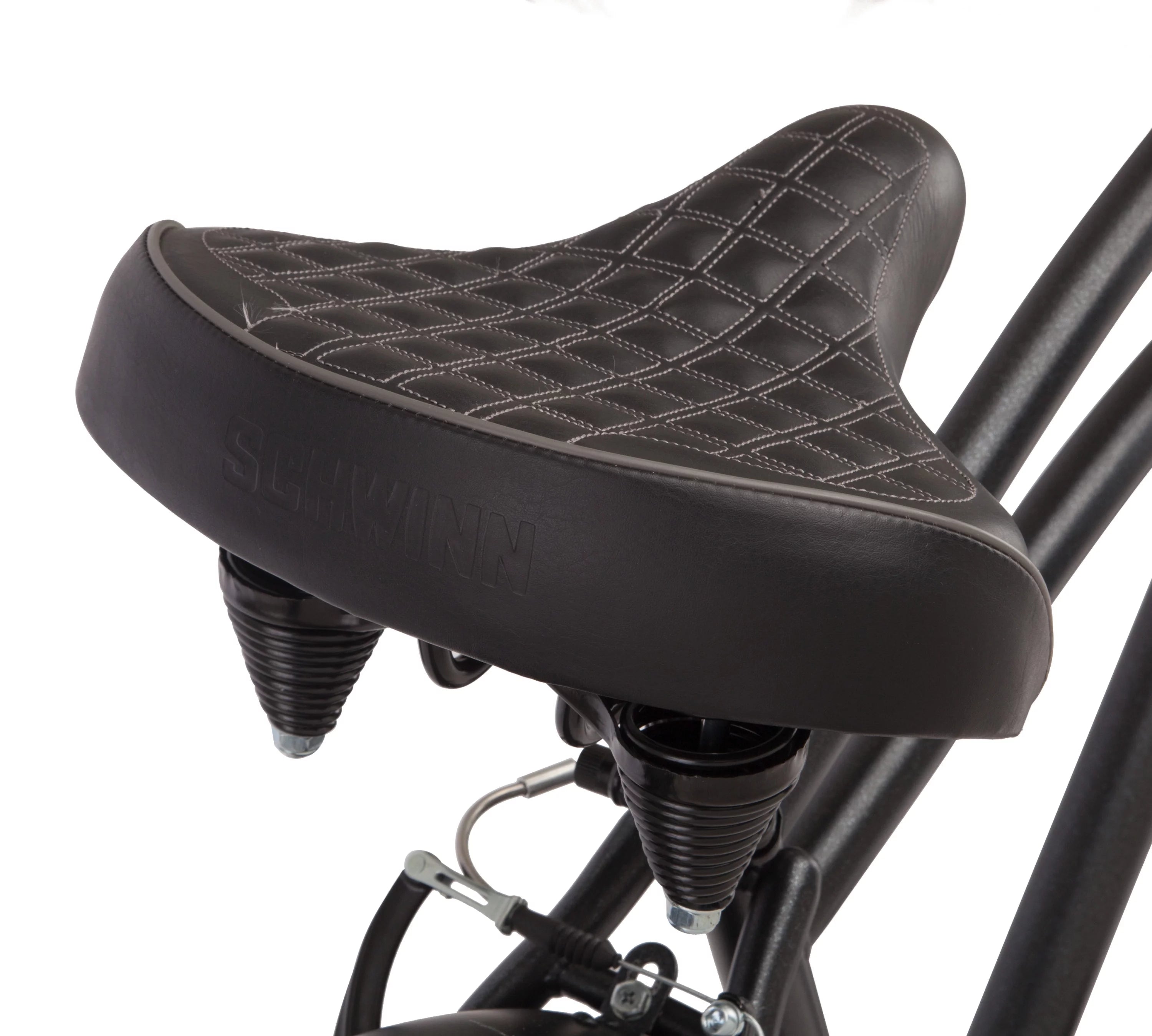 Cruiser bike 29-inch wheels 7-speed men's frame black a7