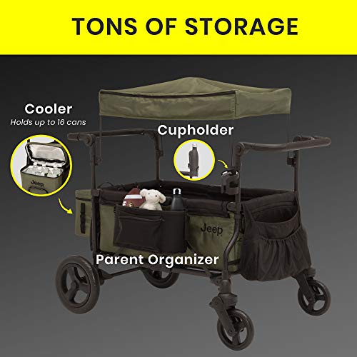 Stroller Wagon with Cooler Bag and Parent Organizer a7k