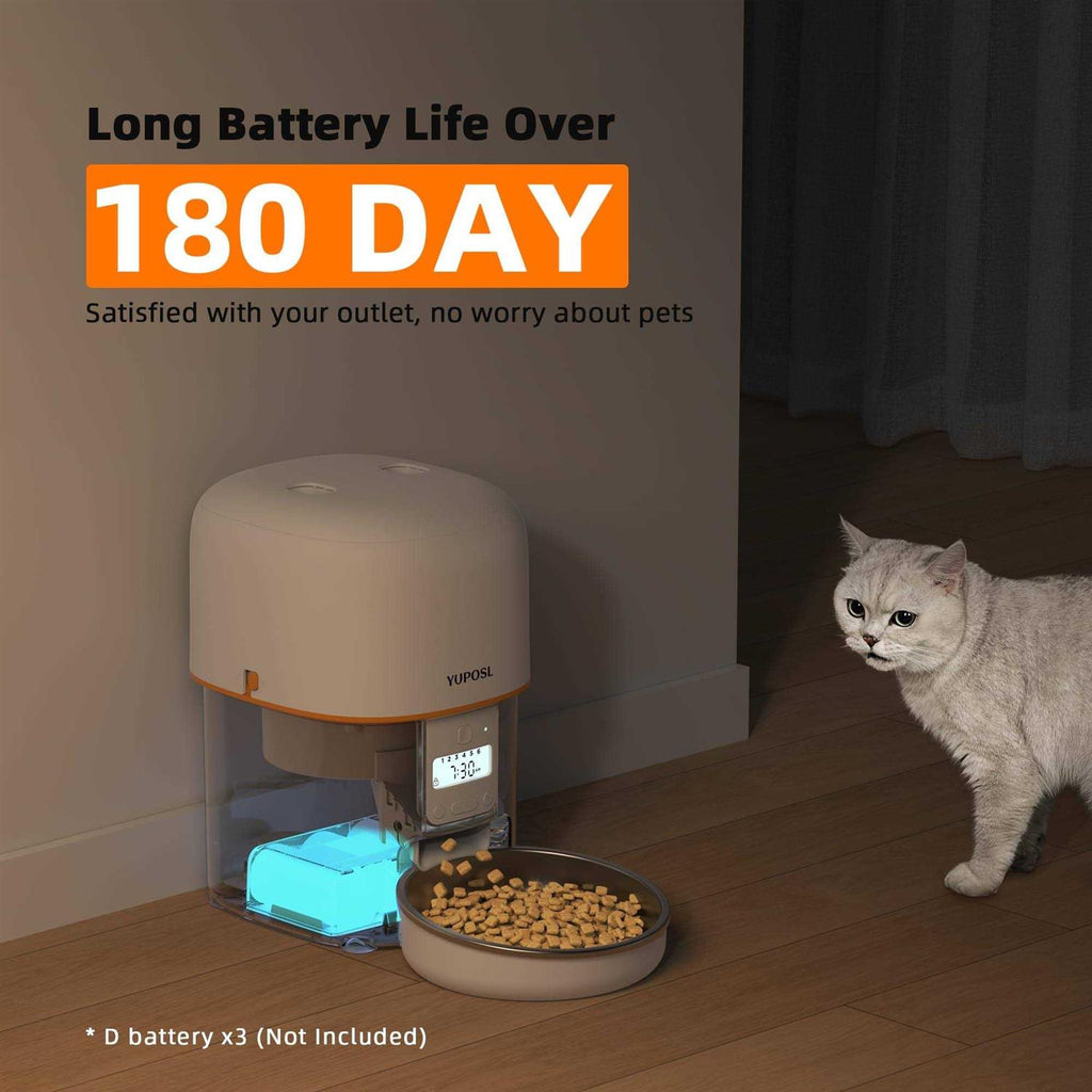 Automatic Cat Feeder 68oz Food Dispenser a7k