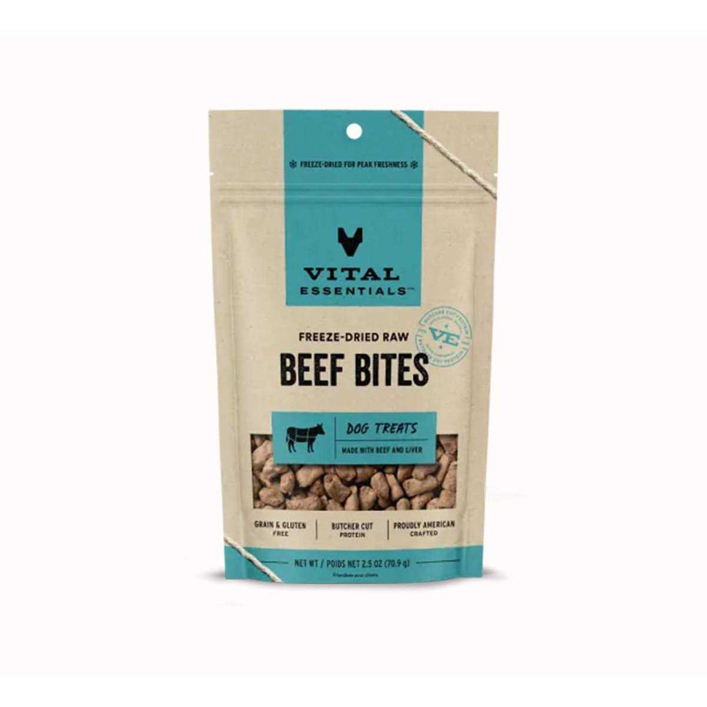 Freeze Dried Beef Bites Dog Treats k7p