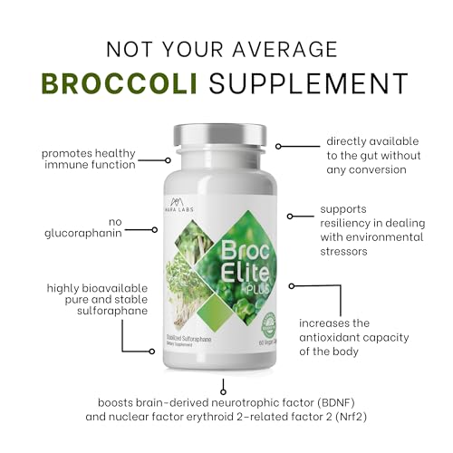 Broccoli Supplement with Sulforaphane Extract, 30 Capsules k7