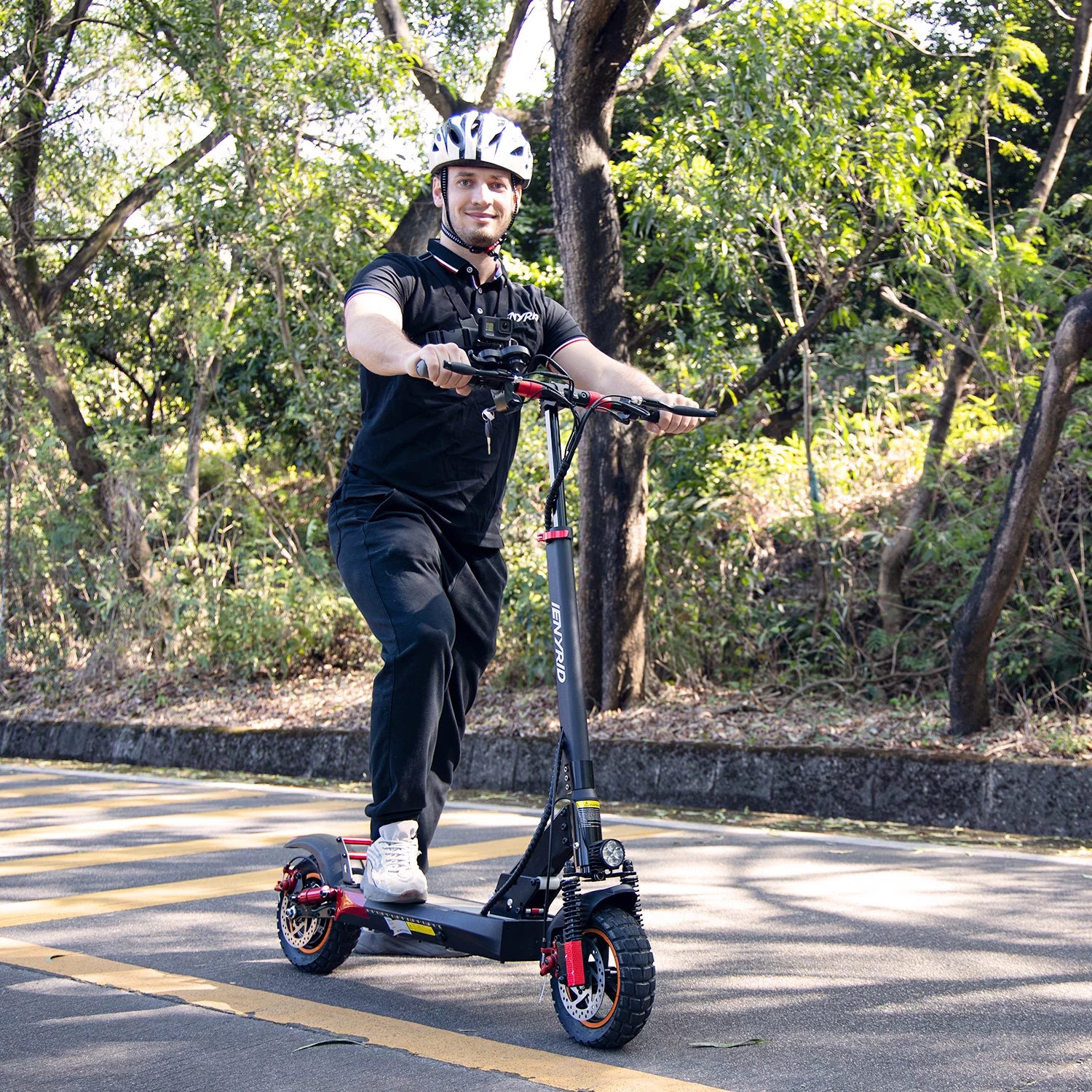 Electric Scooter 700W 10" Tires Folding Commuter a7